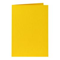 Correspondentiekaart papi dubbel a6 dottergeel