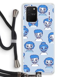 Gezichtjes: Samsung Galaxy S10 Lite Transparant Hoesje met koord