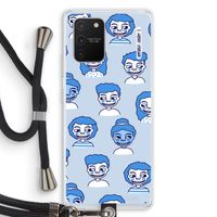 Gezichtjes: Samsung Galaxy S10 Lite Transparant Hoesje met koord