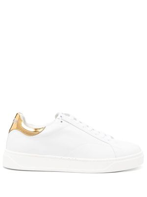 Lanvin baskets DBB0 en cuir - Blanc