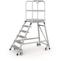 Zarges platformtrap verrijdbaar 1x6tr