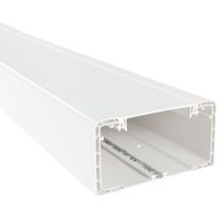 Wandgoot 130x70 wit RAL9010 kabelgoot Canalit lengte 2 meter