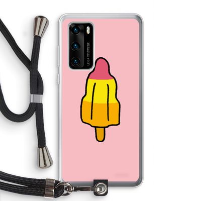 Raketijsje: Huawei P40 Transparant Hoesje met koord