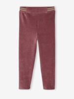 Fluwelen meisjeslegging zachtpaars