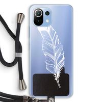 Pluim: Xiaomi Mi 11 Lite Transparant Hoesje met koord