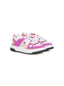 DSQUARED2 KIDS baskets Maple Leaf à design colour block - Tons neutres