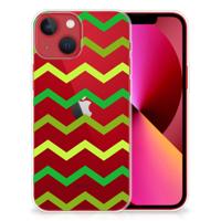 Apple iPhone 13 | TPU bumper | Zigzag Groen