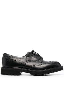 Tricker's richelieus Bourton en cuir - Noir