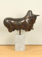 Bronzen stier, 34 cm Bronzen stier, 34 cm