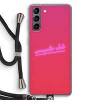 Vice Glow: Samsung Galaxy S21 Transparant Hoesje met koord