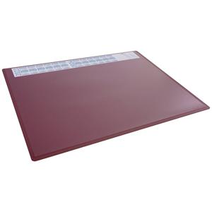 Durable 722303 722303 Bureau onderlegger 4-jaarskalender Rood, Transparant (b x h) 650 mm x 500 mm