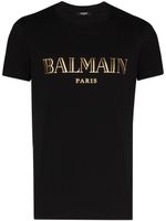 Balmain t-shirt Paris à logo imprimé - Noir