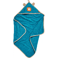 Playshoes badcape Jungle Petrol-100 x 100 cm