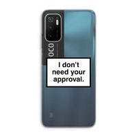 Don't need approval: Xiaomi Poco M3 Pro 5G Transparant Hoesje