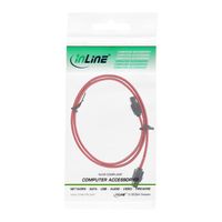 InLine 27707A SATA-kabel 0,7 m Rood - thumbnail