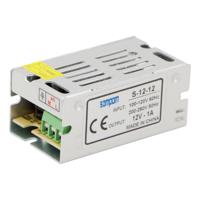 SOMPOM S-12-12 12W 12V 1A ijzer Shell Driver LED Light Strip verlichting Monitor Power Supply