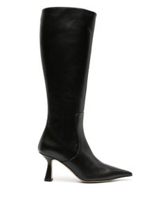 Aeyde bottes en cuir Esme 75 mm - Noir