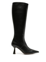 Aeyde bottes en cuir Esme 75 mm - Noir