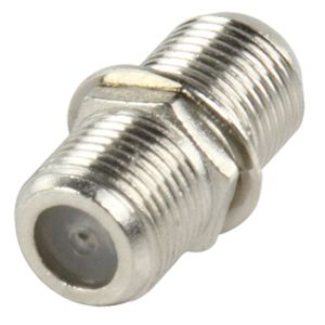 Valueline FC-018 kabeladapter/verloopstukje F Zilver