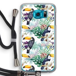Tukans: Samsung Galaxy S6 Transparant Hoesje met koord