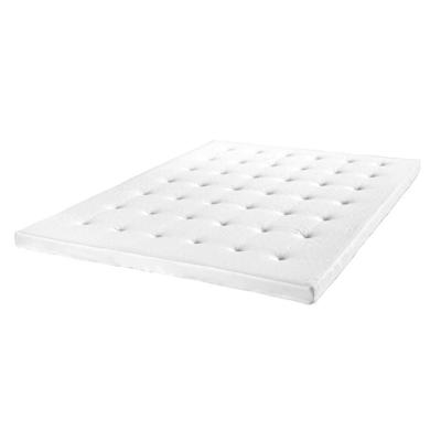 Leen Bakker - Topmatras Nova - Koudschuim - 140x200x8 Cm - Polyester - Wit