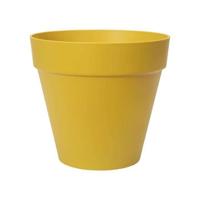 ELHO Ronde bloempot Loft Urban 25 - Outdoor - Ø 24,5 x H 22,2 cm - okergeel