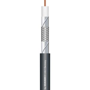 Sommer Cable 601-0991P Coaxkabel Buitendiameter: 10.3 mm HD 1.6/7.3 75 Ω 100 dB Zwart per meter