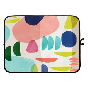 Bold Rounded Shapes: Laptop sleeve 15 inch