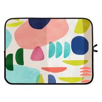Bold Rounded Shapes: Laptop sleeve 15 inch
