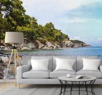 Antalya beach city fotobehang