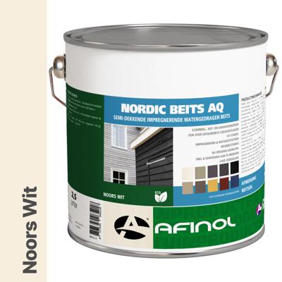 Afinol Nordic Beits AQ Noors Wit 2,5 liter