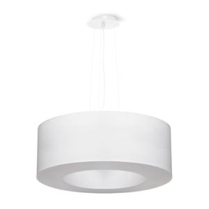 Kroonluchter SATURNO 50 wit