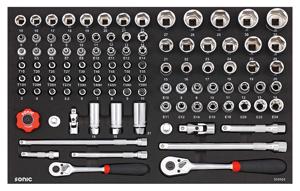 Sonic Doppenset 3/8" & 1/2", 101-delig 310101