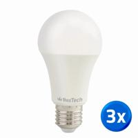 Slimme wifi lamp 9 watt - E27 fitting - RGBWW Multicolor en Wit - 3-pack
