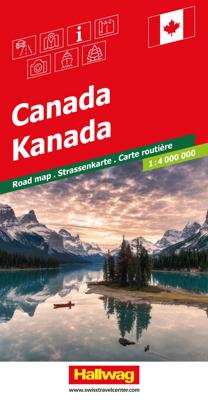 Wegenkaart - landkaart Road maps Canada | Hallwag