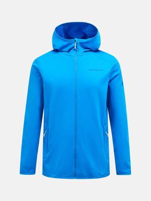 Peak Performance Light Zip Hood Fleece Heren Brilliant Blue XL