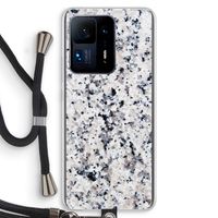 Gespikkelde marmer: Xiaomi Mi Mix 4 Transparant Hoesje met koord