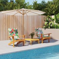 Stoelkussens 2 st Adirondack oxford stof meerkleurig