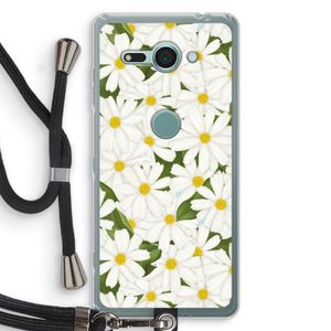 Summer Daisies: Sony Xperia XZ2 Compact Transparant Hoesje met koord