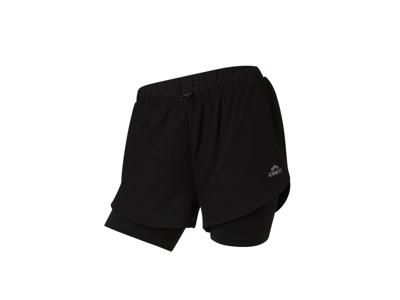 CRIVIT Korte dames sportbroek (Zwart, XS (32/34))