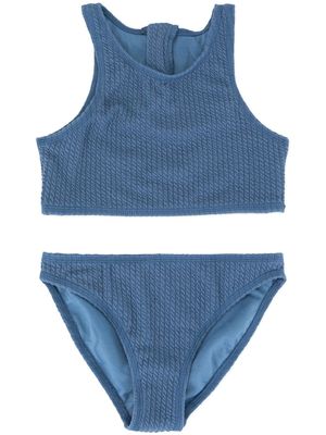 Duskii Girl bikini Zoe zippé - Bleu