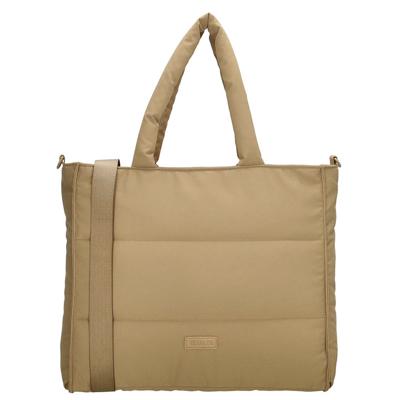 Beagles Puffer Handtas/Schoudertas Calvia Taupe