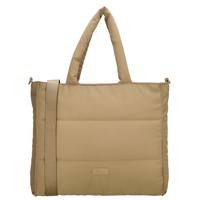 Beagles Puffer Handtas/Schoudertas Calvia Taupe