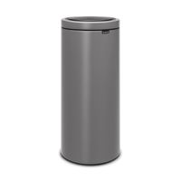 Brabantia Touch Bin Flat Top afvalemmer 30 liter met kunststof binnenemmer - Mineral Concrete Grey - thumbnail