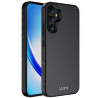 Accezz Rugged Frosted Backcover Samsung Galaxy A34 (5G) Telefoonhoesje Zwart