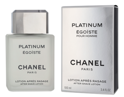Chanel Platinum Egoiste Pour Homme After Shave Lotion 100ml Heren