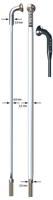 Sapim spaak 14-266 cx-ray plat zilver met nippel (20st)
