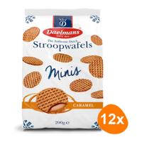 Daelmans - Mini Karamel Stroopwafels in zak - 12x 200g