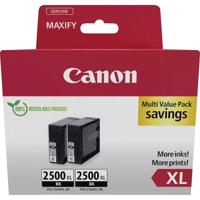 Canon Inktcartridge PGI-2500XL BK Twin Pack Origineel 2-pack Zwart 9254B011 Canon Inktcartridge PGI-2500XL BK Twin Pack Origineel 2-pack Zwart 9254B011