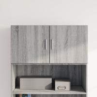 Wandkast 80x42,5x40 cm bewerkt hout grijs sonoma eikenkleurig - thumbnail